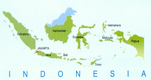 indonesian flag and map. Indonesian Flag. Example